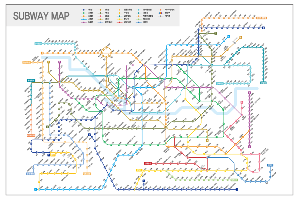 Subway in Seoul Map